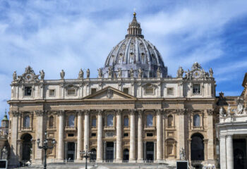 Italy, Rome, Vatican, Papal Basilica of Saint Peter, city landmark